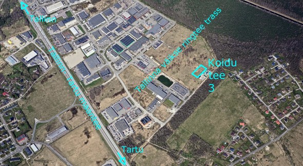 Продаётся земля Koidu tee 3, Peetri alevik, Rae vald, Harju maakond