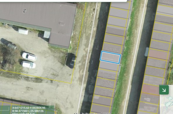 Продаётся гараж Põhja puiestee 8b/12, Viljandi linn, Viljandi maakond