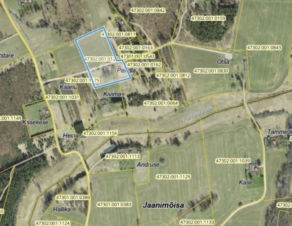 Продаётся хутор Pendla, Jaanimõisa küla, Põlva vald, Põlva maakond