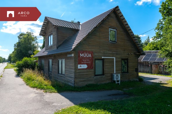 Müüa maja Pärnu-Paide maantee 10, Vändra alev, Põhja-Pärnumaa vald, Pärnu maakond