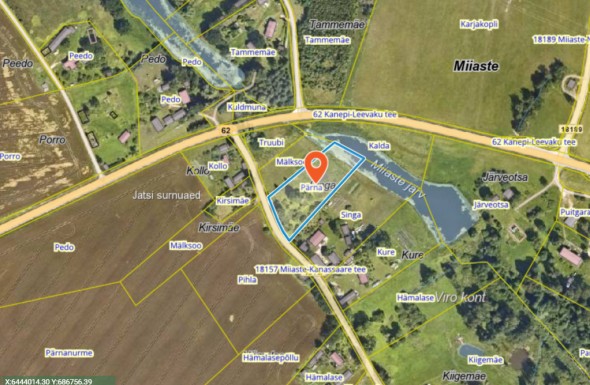 For sale  - land Miiaste küla, Põlva vald, Põlva maakond