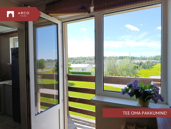 Müüa korter Puiestee 9, Sõmeru alevik, Rakvere vald, Lääne-Viru maakond