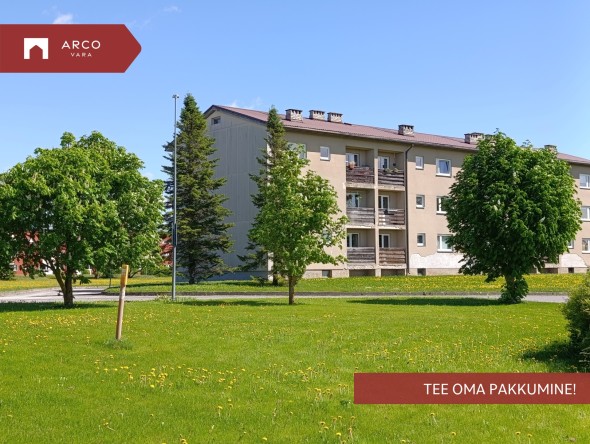 Продаётся квартира Puiestee 9, Sõmeru alevik, Rakvere vald, Lääne-Viru maakond