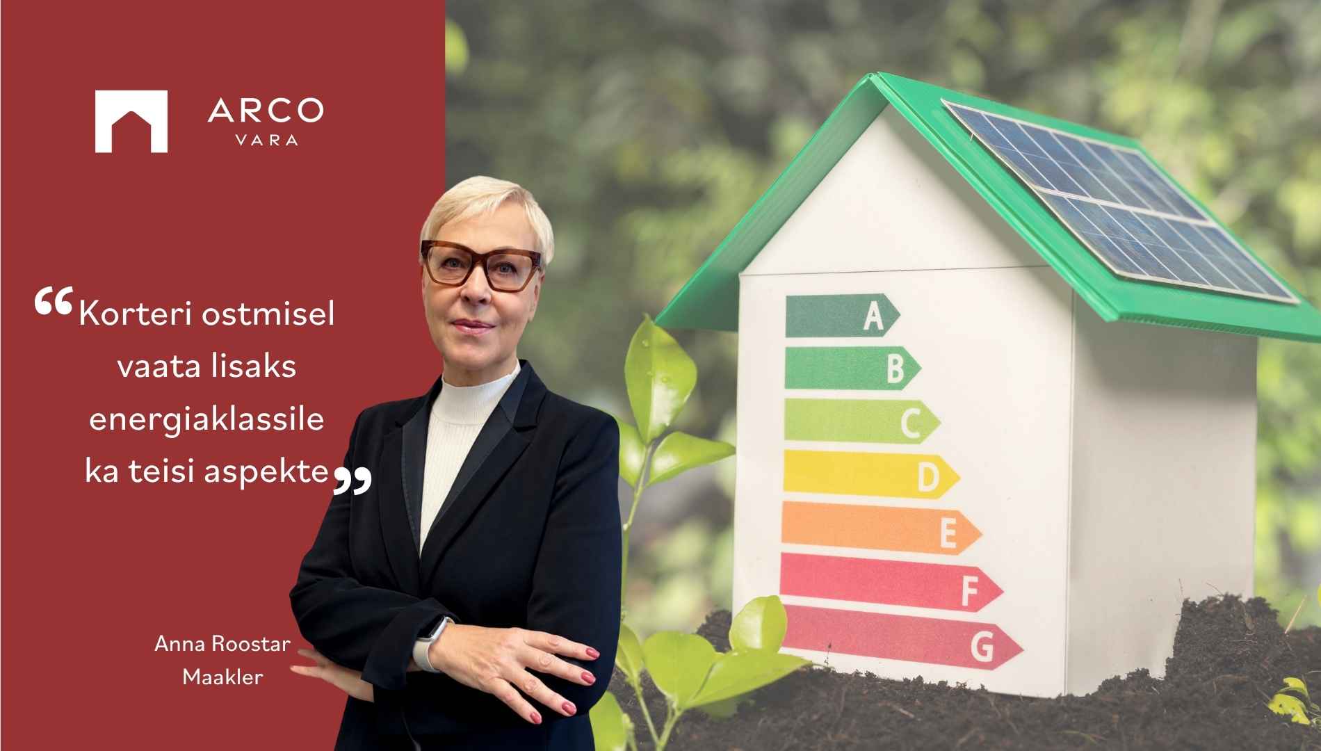 Anna Roostar: Korteri ostmisel vaata lisaks energiaklassile ka teisi aspekte