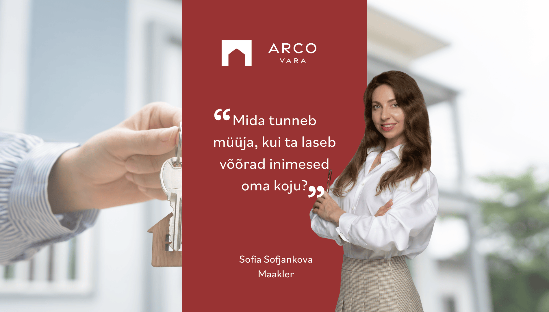 Sofia Sofjankova: Mida tunneb müüja, kui ta laseb võõrad inimesed oma koju?