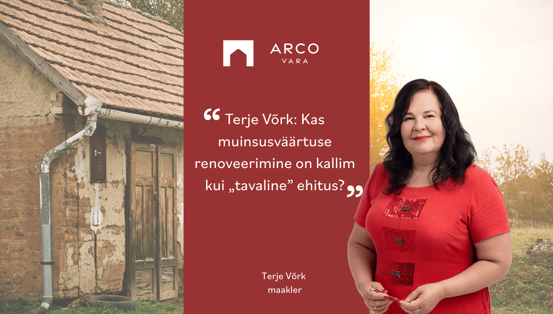 Terje Võrk: Kas muinsusväärtuse renoveerimine on kallim kui „tavaline” ehitus?