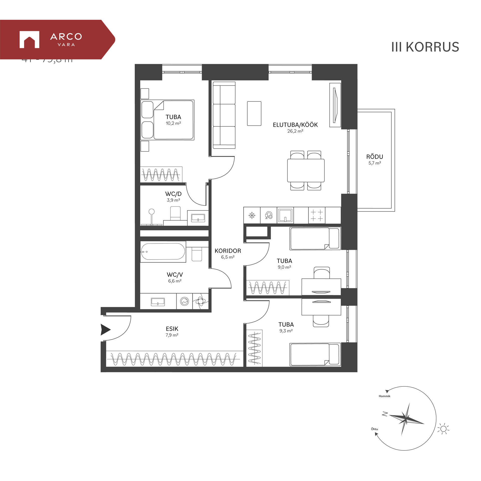 For sale - apartment Paldiski maantee 95-14, Haabersti linnaosa, Tallinn, Harju maakond