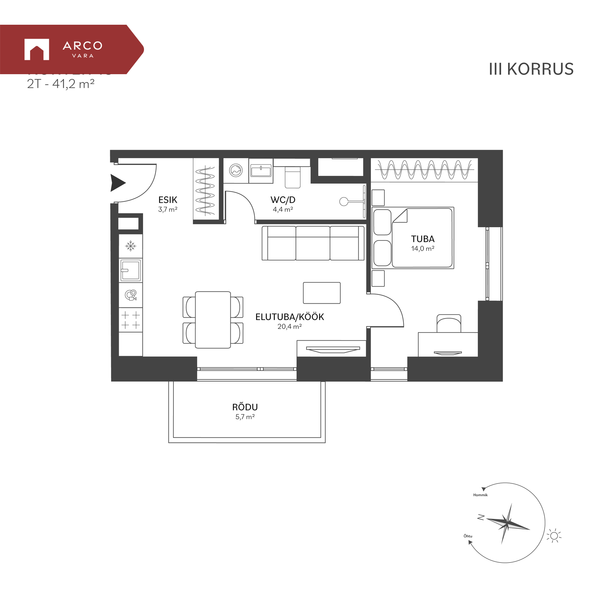 Müüa korter Paldiski maantee 95-15, Haabersti linnaosa, Tallinn, Harju maakond