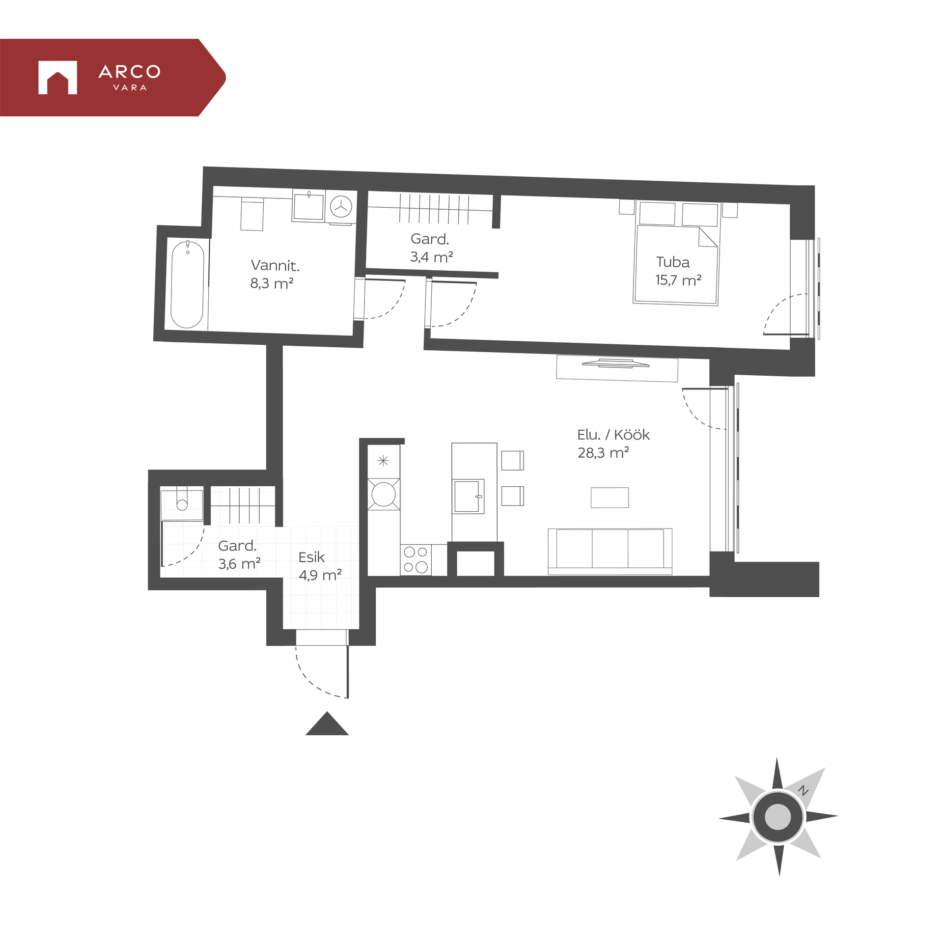 Müüa korter Lammi  8-40, Haabersti linnaosa, Tallinn, Harju maakond