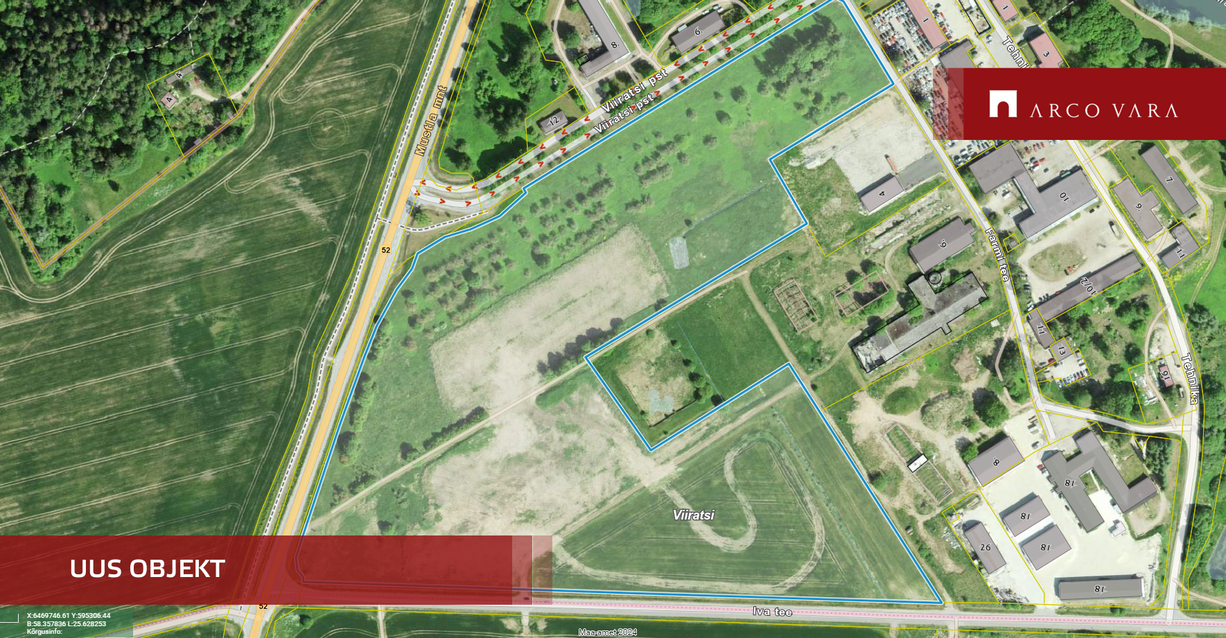 Müüa maa Õunaaia, Viiratsi alevik, Viljandi vald, Viljandi maakond