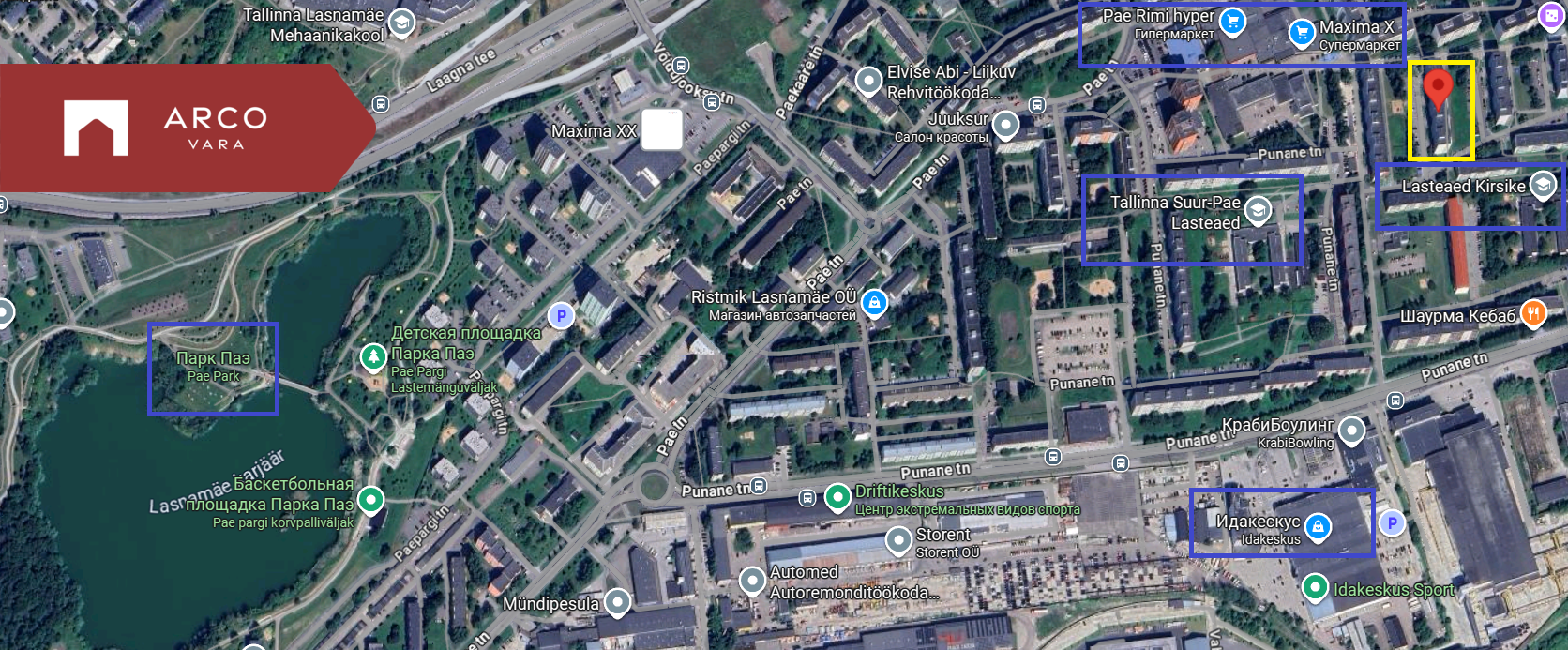 Müüa korter Paekaare 58, Lasnamäe linnaosa, Tallinn, Harju maakond