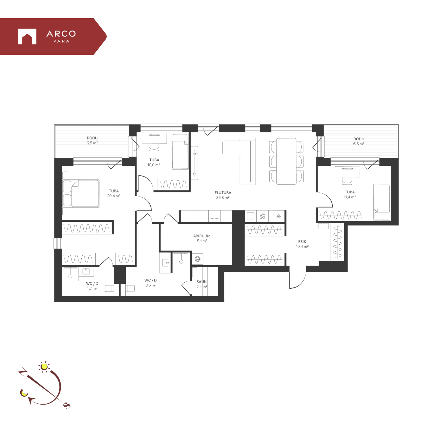 Müüa korter Spordi 3a-26, Kristiine linnaosa, Tallinn, Harju maakond