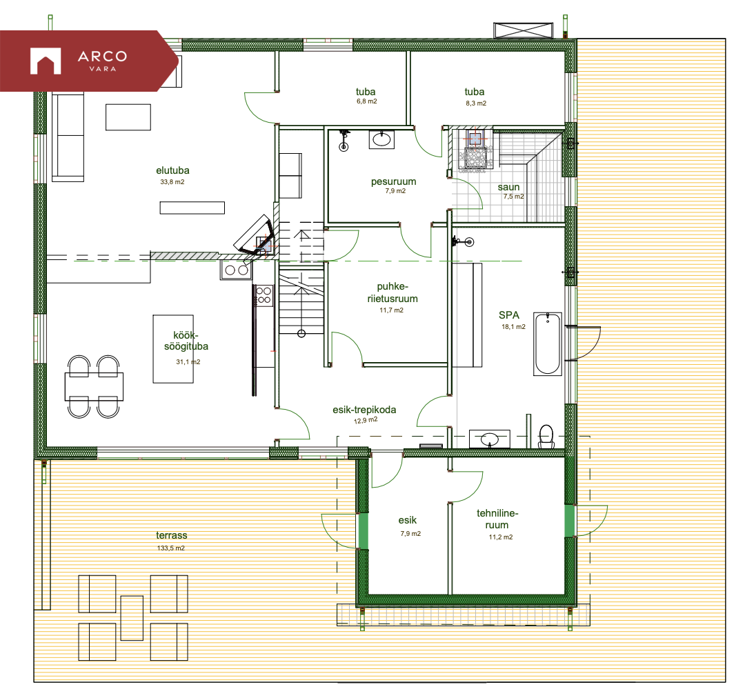 Müüa maja Aru, Puugi küla, Kanepi vald, Põlva maakond