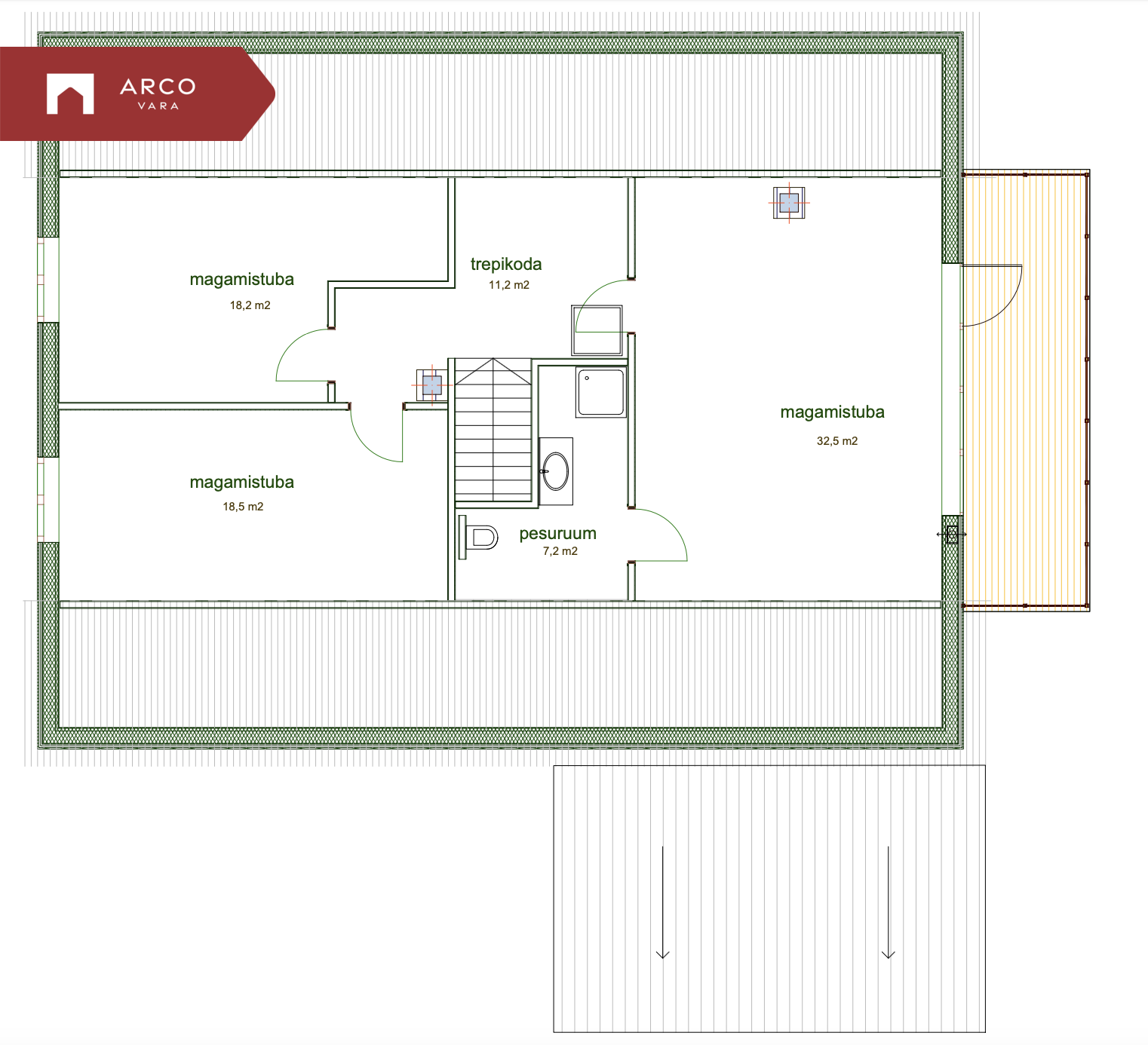 Müüa maja Aru, Puugi küla, Kanepi vald, Põlva maakond