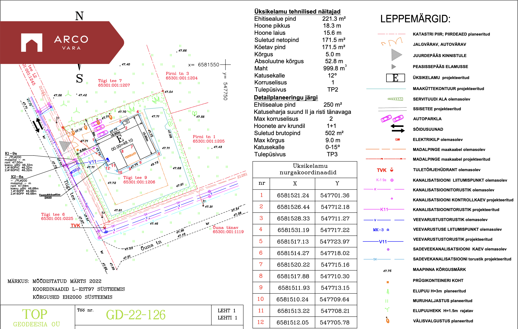 Müüa maa Tiigi tee 9, Assaku alevik, Rae vald, Harju maakond