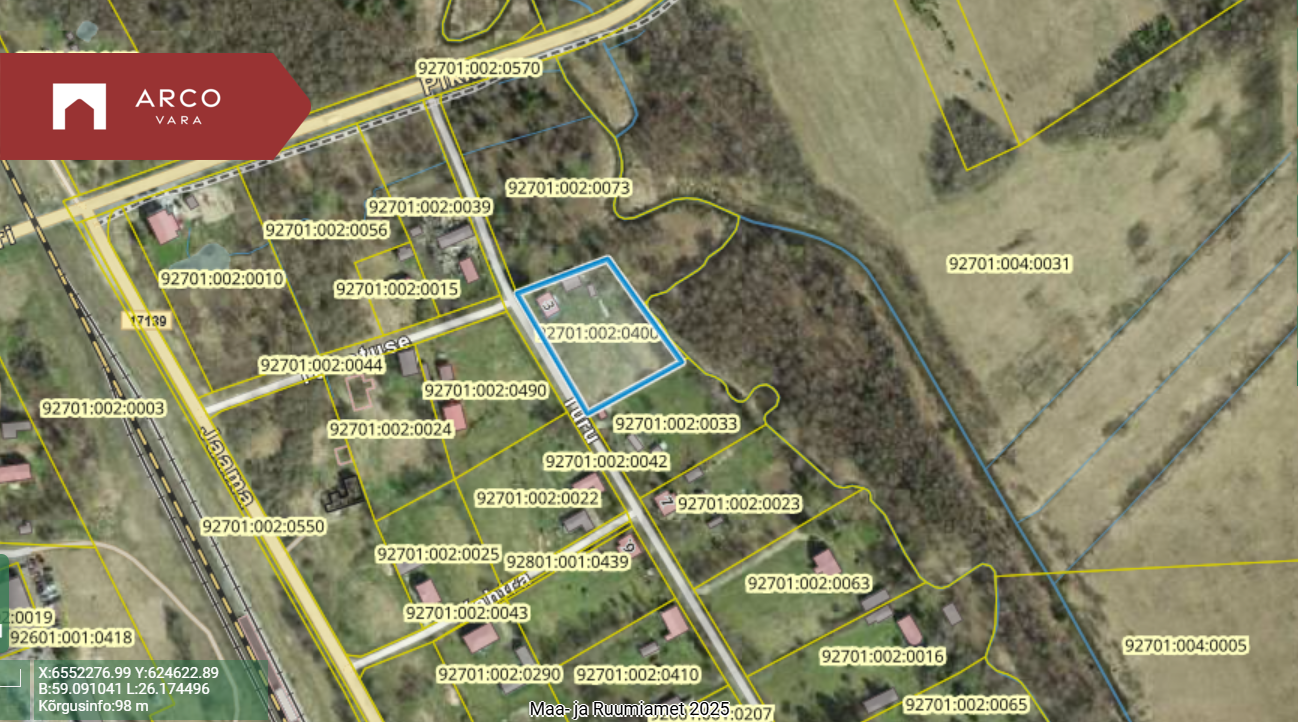 Müüa maja Turu 3, Kiltsi küla, Väike-Maarja vald, Lääne-Viru maakond