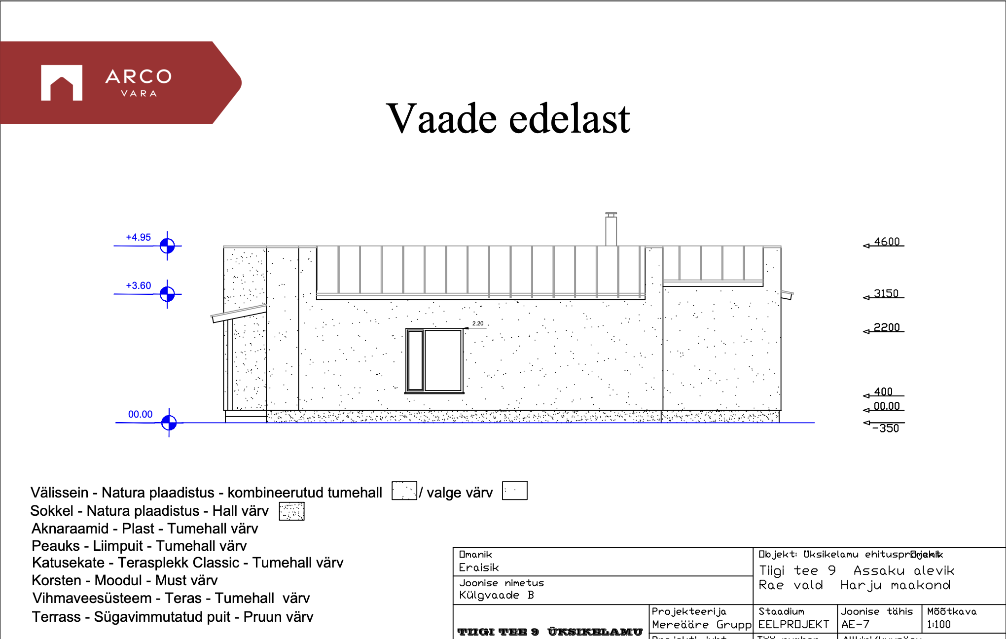 Müüa maa Tiigi tee 9, Assaku alevik, Rae vald, Harju maakond