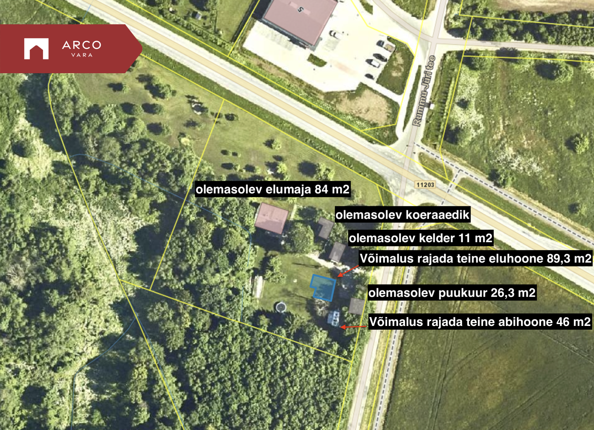 Müüa maja Salu, Oru küla, Kose vald, Harju maakond